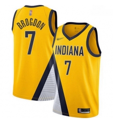 Pacers 7 Malcolm Brogdon Gold Basketball Swingman Statement Edition 2019 2020 Jersey Pacers 7 Malcolm Brogdon Gold Basketball Swingman Statement Edition 2019 2020 Jersey