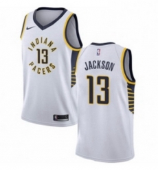 Womens Nike Indiana Pacers 13 Mark Jackson Swingman White NBA Jersey Association Edition Womens Nike Indiana Pacers 13 Mark Jackson Swingman White NBA Jersey Association Edition