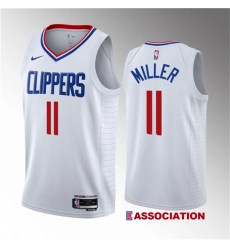 Men Los Angeles Clippers 11 Jordan Miller White 2023 Draft Association Edition Stitched Jersey Men Los Angeles Clippers 11 Jordan Miller White 2023 Draft Association Edition Stitched Jersey