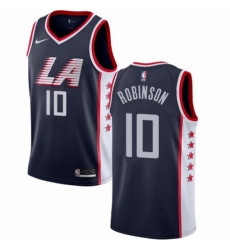 Mens Nike Los Angeles Clippers 10 Jerome Robinson Swingman Navy Blue NBA Jersey City Edition Mens Nike Los Angeles Clippers 10 Jerome Robinson Swingman Navy Blue NBA Jersey City Edition