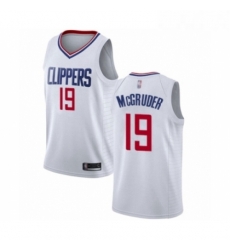 Womens Los Angeles Clippers 19 Rodney McGruder Authentic White Basketball Jersey Association Edition Womens Los Angeles Clippers 19 Rodney McGruder Authentic White Basketball Jersey Association Edition
