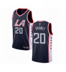Womens Los Angeles Clippers 20 Landry Shamet Swingman Navy Blue Basketball Jersey City Edition Womens Los Angeles Clippers 20 Landry Shamet Swingman Navy Blue Basketball Jersey City Edition