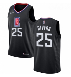 Womens Nike Los Angeles Clippers 25 Austin Rivers Swingman Black Alternate NBA Jersey Statement Edition Womens Nike Los Angeles Clippers 25 Austin Rivers Swingman Black Alternate NBA Jersey Statement Edition