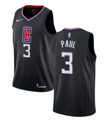 Womens Nike Los Angeles Clippers 3 Chris Paul Authentic Black Alternate NBA Jersey Statement Edition Womens Nike Los Angeles Clippers 3 Chris Paul Authentic Black Alternate NBA Jersey Statement Edition