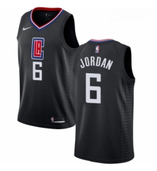 Womens Nike Los Angeles Clippers 6 DeAndre Jordan Swingman Black Alternate NBA Jersey Statement Edition Womens Nike Los Angeles Clippers 6 DeAndre Jordan Swingman Black Alternate NBA Jersey Statement Edition