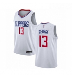 Youth Los Angeles Clippers 13 Paul George Swingman White Basketball Jersey Association Edition Youth Los Angeles Clippers 13 Paul George Swingman White Basketball Jersey Association Edition