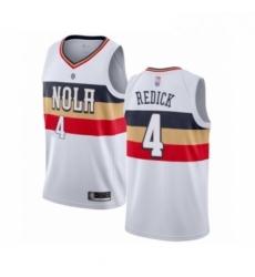 Womens New Orleans Pelicans 4 JJ Redick White Swingman Jersey Earned Edition Womens New Orleans Pelicans 4 JJ Redick White Swingman Jersey Earned Edition