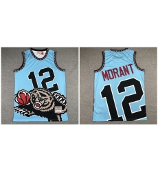 Grizzlies 12 Ja Morant Blue Hardwood Classics Jersey Grizzlies 12 Ja Morant Blue Hardwood Classics Jersey
