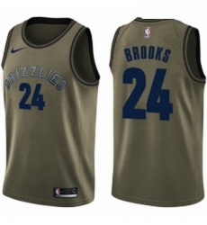 Youth Nike Memphis Grizzlies 24 Dillon Brooks Swingman Green Salute to Service NBA Jersey Youth Nike Memphis Grizzlies 24 Dillon Brooks Swingman Green Salute to Service NBA Jersey