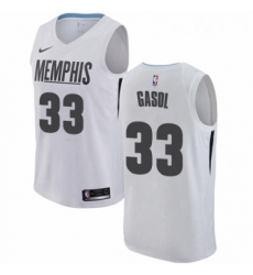 Youth Nike Memphis Grizzlies 33 Marc Gasol Swingman White NBA Jersey City Edition Youth Nike Memphis Grizzlies 33 Marc Gasol Swingman White NBA Jersey City Edition