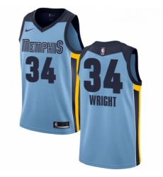 Youth Nike Memphis Grizzlies 34 Brandan Wright Authentic Light Blue NBA Jersey Statement Edition Youth Nike Memphis Grizzlies 34 Brandan Wright Authentic Light Blue NBA Jersey Statement Edition