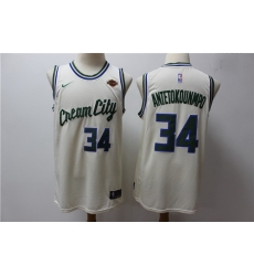Bucks 34 Giannis Antetokounmpo Cream 2019 20 City Edition Nike Swingman Jersey Bucks 34 Giannis Antetokounmpo Cream 2019 20 City Edition Nike Swingman Jersey
