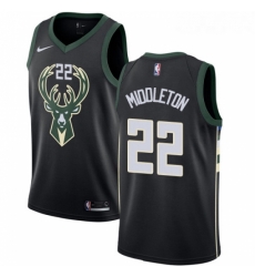 Womens Adidas Milwaukee Bucks 22 Khris Middleton Authentic Black Alternate NBA Jersey Statement Edition Womens Adidas Milwaukee Bucks 22 Khris Middleton Authentic Black Alternate NBA Jersey Statement Edition