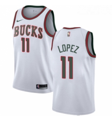 Youth Nike Milwaukee Bucks 11 Brook Lopez Swingman White Fashion Hardwood Classics NBA Jersey Youth Nike Milwaukee Bucks 11 Brook Lopez Swingman White Fashion Hardwood Classics NBA Jersey