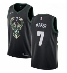 Youth Nike Milwaukee Bucks 7 Thon Maker Swingman Black Alternate NBA Jersey Statement Edition Youth Nike Milwaukee Bucks 7 Thon Maker Swingman Black Alternate NBA Jersey Statement Edition