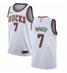 Youth Nike Milwaukee Bucks 7 Thon Maker Swingman White Fashion Hardwood Classics NBA Jersey Youth Nike Milwaukee Bucks 7 Thon Maker Swingman White Fashion Hardwood Classics NBA Jersey