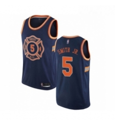 Womens New York Knicks 5 Dennis Smith Jr Swingman Navy Blue Basketball Jersey City Edition Womens New York Knicks 5 Dennis Smith Jr Swingman Navy Blue Basketball Jersey City Edition
