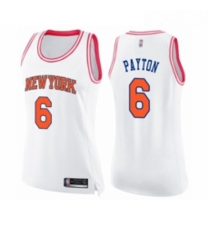 Womens New York Knicks 6 Elfrid Payton Swingman White Pink Fashion Basketball Jer Womens New York Knicks 6 Elfrid Payton Swingman White Pink Fashion Basketball Jer