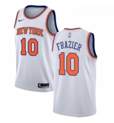 Womens Nike New York Knicks 10 Walt Frazier Authentic White NBA Jersey Association Edition Womens Nike New York Knicks 10 Walt Frazier Authentic White NBA Jersey Association Edition