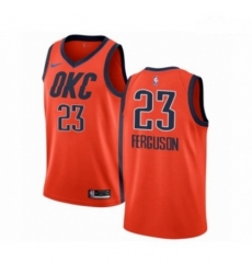 Mens Nike Oklahoma City Thunder 23 Terrance Ferguson Orange Swingman Jersey Earned Edition Mens Nike Oklahoma City Thunder 23 Terrance Ferguson Orange Swingman Jersey Earned Edition
