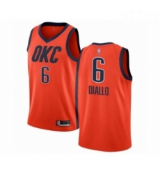 Mens Oklahoma City Thunder 6 Hamidou Diallo Orange Swingman Jersey Earned Edition Mens Oklahoma City Thunder 6 Hamidou Diallo Orange Swingman Jersey Earned Edition