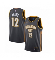 Thunder 12 Steven Adams Charcoal Basketball Swingman City Edition 2019 20 Jersey Thunder 12 Steven Adams Charcoal Basketball Swingman City Edition 2019 20 Jersey