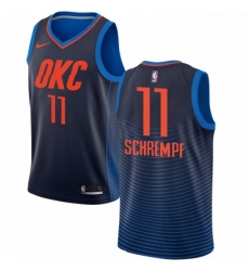 Youth Nike Oklahoma City Thunder 11 Detlef Schrempf Authentic Navy Blue NBA Jersey Statement Edition Youth Nike Oklahoma City Thunder 11 Detlef Schrempf Authentic Navy Blue NBA Jersey Statement Edition