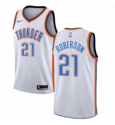 Youth Nike Oklahoma City Thunder 21 Andre Roberson Swingman White Home NBA Jersey Association Edition Youth Nike Oklahoma City Thunder 21 Andre Roberson Swingman White Home NBA Jersey Association Edition