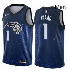 Mens Nike Orlando Magic 1 Jonathan Isaac Swingman Blue NBA Jersey City Edition Mens Nike Orlando Magic 1 Jonathan Isaac Swingman Blue NBA Jersey City Edition