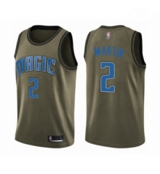 Mens Orlando Magic 2 Jarell Martin Swingman Green Salute to Service Basketball Jersey Mens Orlando Magic 2 Jarell Martin Swingman Green Salute to Service Basketball Jersey