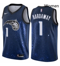 Womens Nike Orlando Magic 1 Penny Hardaway Swingman Blue NBA Jersey City Edition Womens Nike Orlando Magic 1 Penny Hardaway Swingman Blue NBA Jersey City Edition