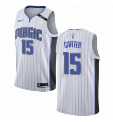 Womens Nike Orlando Magic 15 Vince Carter Authentic NBA Jersey Association Edition Womens Nike Orlando Magic 15 Vince Carter Authentic NBA Jersey Association Edition