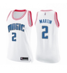 Womens Orlando Magic 2 Jarell Martin Swingman White Pink Fashion Basketball Jersey Womens Orlando Magic 2 Jarell Martin Swingman White Pink Fashion Basketball Jersey