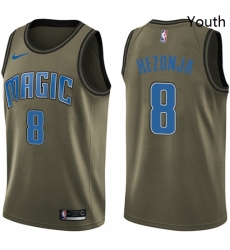 Youth Nike Orlando Magic 8 Mario Hezonja Swingman Green Salute to Service NBA Jersey Youth Nike Orlando Magic 8 Mario Hezonja Swingman Green Salute to Service NBA Jersey