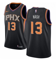 Mens Nike Phoenix Suns 13 Steve Nash Authentic Black Alternate NBA Jersey Statement Edition Mens Nike Phoenix Suns 13 Steve Nash Authentic Black Alternate NBA Jersey Statement Edition