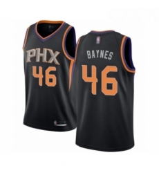 Mens Phoenix Suns 46 Aron Baynes Authentic Black Basketball Jersey Statement Edition Mens Phoenix Suns 46 Aron Baynes Authentic Black Basketball Jersey Statement Edition