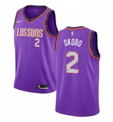 Youth Nike Phoenix Suns 2 Elie Okobo Swingman Purple NBA Jersey 2018 19 City Edition Youth Nike Phoenix Suns 2 Elie Okobo Swingman Purple NBA Jersey 2018 19 City Edition