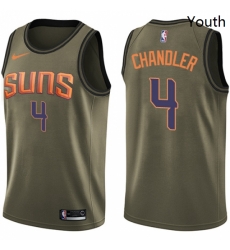 Youth Nike Phoenix Suns 4 Tyson Chandler Swingman Green Salute to Service NBA Jersey Youth Nike Phoenix Suns 4 Tyson Chandler Swingman Green Salute to Service NBA Jersey