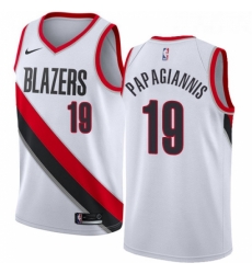 Womens Nike Portland Trail Blazers 19 Georgios Papagiannis Swingman White NBA Jersey Association Edition Womens Nike Portland Trail Blazers 19 Georgios Papagiannis Swingman White NBA Jersey Association Edition