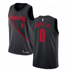 Womens Nike Portland Trail Blazers 9 Gary Trent Jr Swingman Black NBA Jersey 2018 19 City Edition Womens Nike Portland Trail Blazers 9 Gary Trent Jr Swingman Black NBA Jersey 2018 19 City Edition