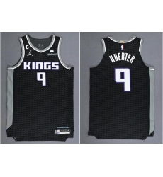 Men Nike Sacramento Kings Kevin Huerter #9 Black Swingman Stitched NBA Jersey Men Nike Sacramento Kings Kevin Huerter #9 Black Swingman Stitched NBA Jersey