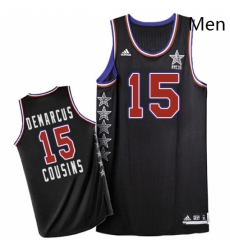 Mens Adidas Sacramento Kings 15 DeMarcus Cousins Authentic Black 2015 All Star NBA Jersey Mens Adidas Sacramento Kings 15 DeMarcus Cousins Authentic Black 2015 All Star NBA Jersey