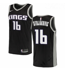 Mens Nike Sacramento Kings 16 Peja Stojakovic Swingman Black NBA Jersey Statement Edition Mens Nike Sacramento Kings 16 Peja Stojakovic Swingman Black NBA Jersey Statement Edition