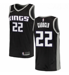 Mens Nike Sacramento Kings 22 Bruno Caboclo Swingman Black NBA Jersey Statement Edition Mens Nike Sacramento Kings 22 Bruno Caboclo Swingman Black NBA Jersey Statement Edition