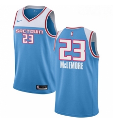Mens Nike Sacramento Kings 23 Ben McLemore Swingman Blue NBA Jersey 2018 19 City Edition Mens Nike Sacramento Kings 23 Ben McLemore Swingman Blue NBA Jersey 2018 19 City Edition