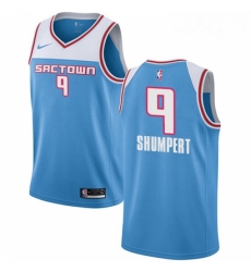 Mens Nike Sacramento Kings 9 Iman Shumpert Swingman Blue NBA Jersey 2018 19 City Edition Mens Nike Sacramento Kings 9 Iman Shumpert Swingman Blue NBA Jersey 2018 19 City Edition