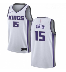 Youth Nike Sacramento Kings 15 Vince Carter Swingman White NBA Jersey Association Edition Youth Nike Sacramento Kings 15 Vince Carter Swingman White NBA Jersey Association Edition