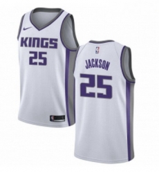 Youth Nike Sacramento Kings 25 Justin Jackson Authentic White NBA Jersey Association Edition Youth Nike Sacramento Kings 25 Justin Jackson Authentic White NBA Jersey Association Edition