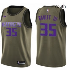 Youth Nike Sacramento Kings 35 Marvin Bagley III Swingman Green Salute to Service NBA Jersey Youth Nike Sacramento Kings 35 Marvin Bagley III Swingman Green Salute to Service NBA Jersey
