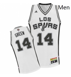 Mens Adidas San Antonio Spurs 14 Danny Green Authentic White Latin Nights NBA Jersey Mens Adidas San Antonio Spurs 14 Danny Green Authentic White Latin Nights NBA Jersey